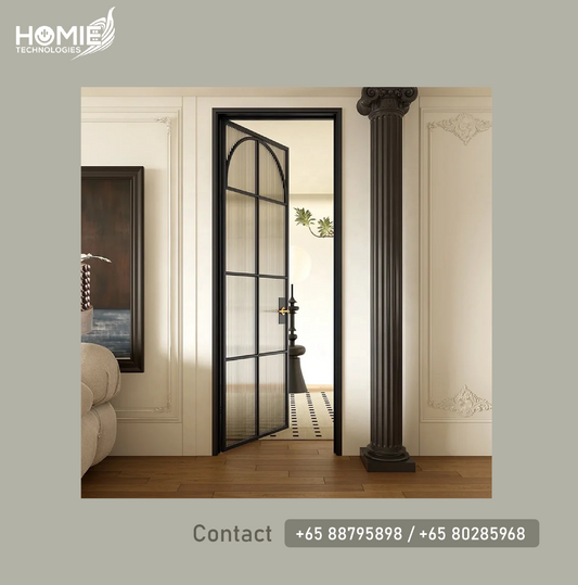 Arched Design French Door