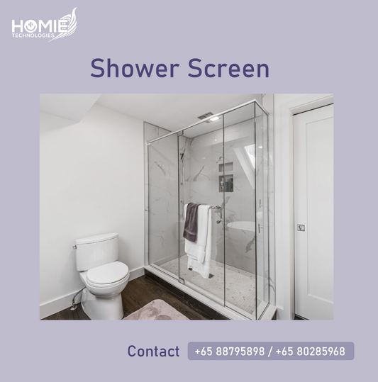 Tempered Glass Shower Screen (Swing/ Sliding/ Fixed Panel)